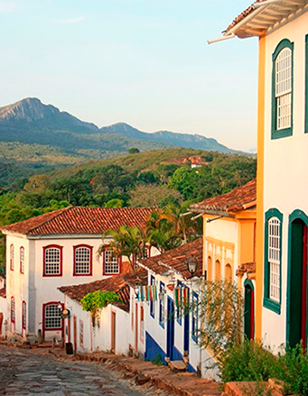 A cidade de Tiradentes e região, Minas Gerais